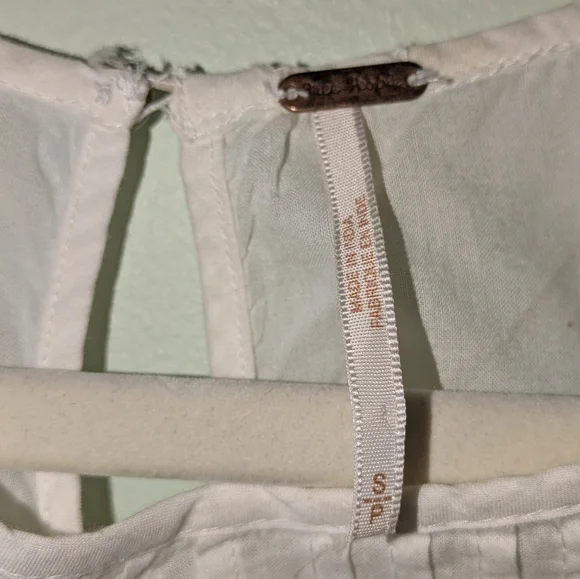 White Embroidered Dress - Free People - Picture 4 of 4